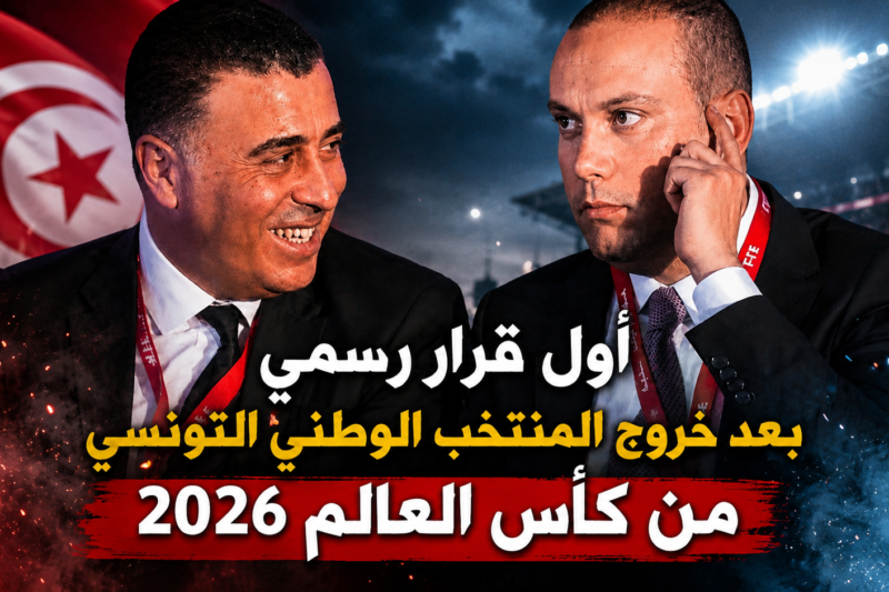 أول قرار رسمي بعد خروج المنتخب الوطني التونسي من كأس العالم 2026