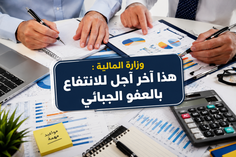 وزارة المالية : هذا آخر أجل للانتفاع بالعفو الجبائي..