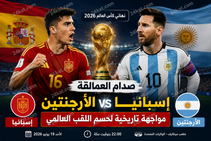 مباراة إسبانيا و الأرجنتين نهائي كأس العالم