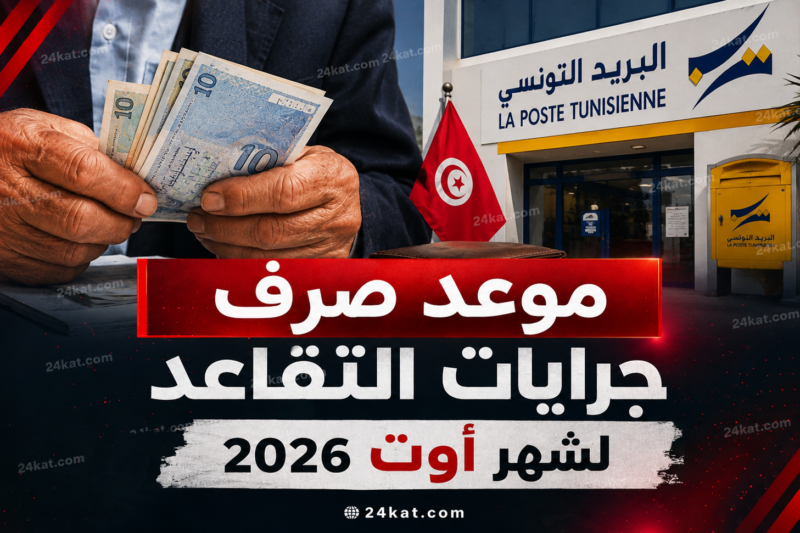 موعد صرف جرايات التقاعد لشهر أوت 2026